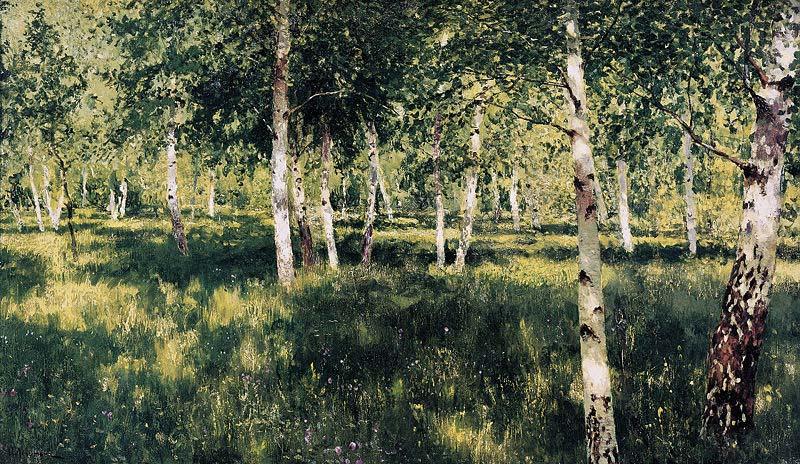 Isaac Levitan Birch Forest